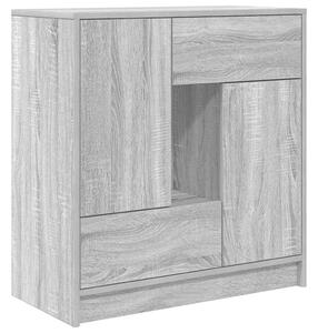 VidaXL szürke sonoma komód fiókokkal és ajtókkal 70,5x34x74,5 cm