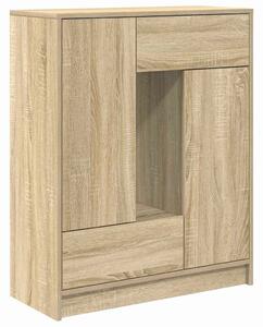 VidaXL sonoma tölgy komód fiókokkal és ajtókkal 73x31x90 cm