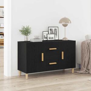 VidaXL fekete tölgy szerelt fa tálalószekrény 100 x 36 x 60 cm
