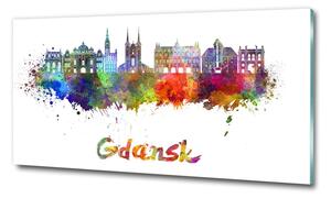 Üvegkép nyomtatás Színes gdańsk