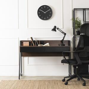 CASS íróasztal 120 cm barna/fekete