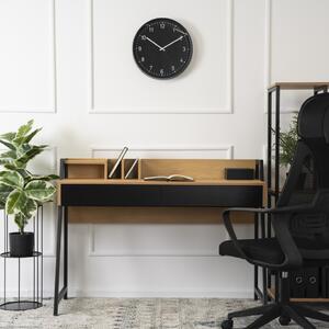 CASS íróasztal 120 cm tölgy/fekete
