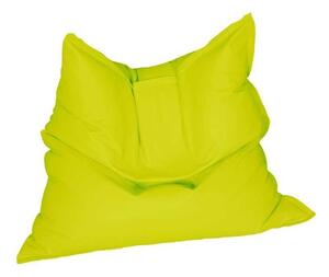 Pufrelax Magic Pillow babzsák fotel - Vízálló huzat, kültéri használatra is, polisztirol gyöngyökkel töltve - Neonzöld