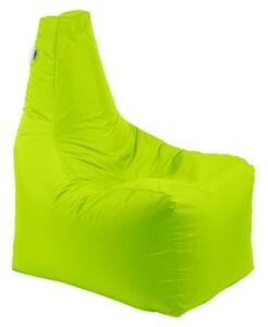 Pufrelax Sunlounger EVO XL babzsák fotel - Vízálló huzat, kültéri használatra is, polisztirol gyöngyökkel töltve - Neonzöld
