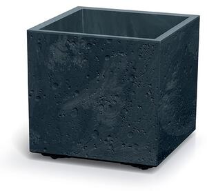 Prosperplast SIERRA SQUARE virágcserép ,beton effekt 38,5 cm antracit
