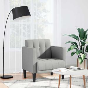 VidaXL felhőszürke szövet kanapészék karfás szék 53 cm