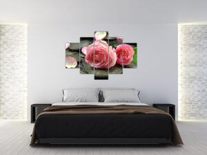 Festés - rózsák (150x105cm)