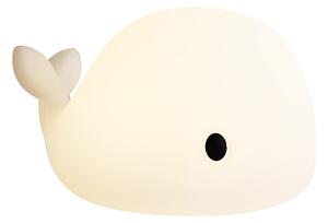 Asztali lámpa fehér 30 cm LED-del, dimmelhető, IP54, újratölthető - Baby Whale
