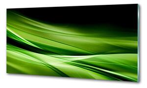 Konyhai falburkoló panel Zöld hullámok háttér