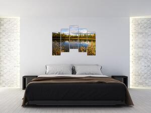 Kép a falon - erdei tó (125x90cm)