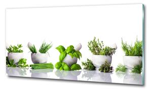 Egyedi üvegkép Gyógynövények
