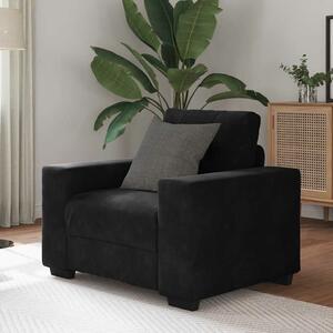 VidaXL fekete bársony kanapéfotel 59 cm