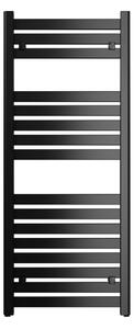 Design radiátor NERO Italia Quadrato - 50 x 120 cm (fekete)