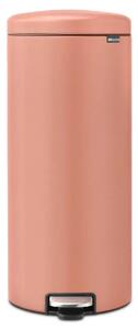 Brabantia NewIcon pedálos hulladékgyűjtő szagmentesen záródó Soft-Close fedél, műanyag tartály, 30L - G méret, acél, meleg tónusú vörösréz - 238741