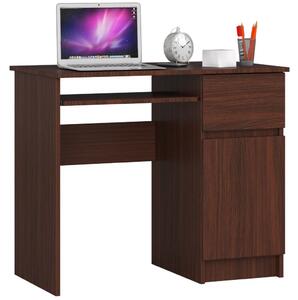 AKORD Piksel Jobbos Számítógépasztal Wenge Laminált 90cm