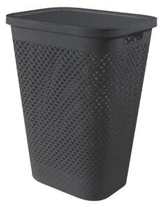 Curver Pure 55 l sötétszürke szennyestartó fedéllel