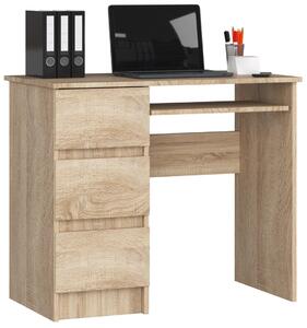 AKORD CLP Sonoma Balkezes Íróasztal Laminált Tölgy