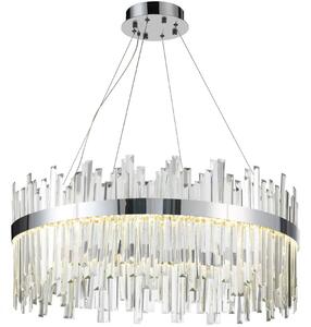Toolight Szerszámlámpa, LED mennyezeti lámpa 60cm, 58W, 4000K, APP1516-CP60, króm, OSW-03264