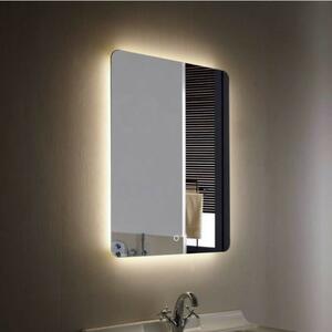 Welland Luxury-Line G790 LED tükör - fényerő + színhőfok állítás + páramentesítő + óra - 60 x 80 cm