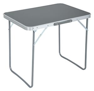 Fancy Garden ARES Összecsukható Kemping Asztal Alumínium/MDF Szürke