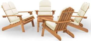 Vidaxl Adirondack Kerti Ülőgarnitúra - 5 részes
