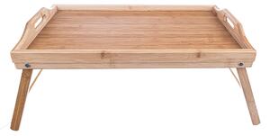 ASTOREO Bambusz tálca 50 x 30 cm - fehér - Méretet 50 x 30 x 25 cm
