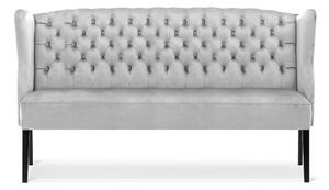 Weronica Chesterfield Kárpitozott Pad Szürke
