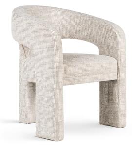 Macao Kárpitozott Fotel Textil Krém