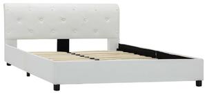 VidaXL fehér műbőr ágykeret 140 x 200 cm