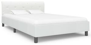 VidaXL fehér műbőr ágykeret 140 x 200 cm