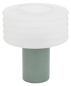 Asztali lámpa lime zöld üveg 36 cm - LUEUR