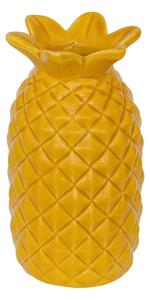 Ananász formájú váza, kerámia 10 cm, sárga - ANANA
