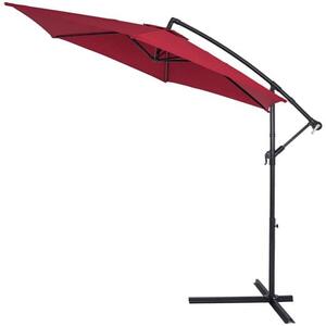 Deuba Kerti napernyő Ø300cm - piros