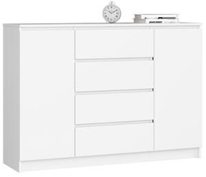 AKORD CLP K140 Komód Laminált Fehér Matt