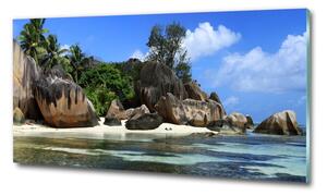 Üvegfotó Seychelles panoráma