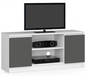 AKORD CLP K120 TV-állvány Laminált Fehér-Szürke
