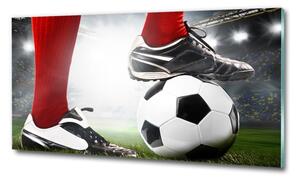 Üvegkép falra Futballista lába