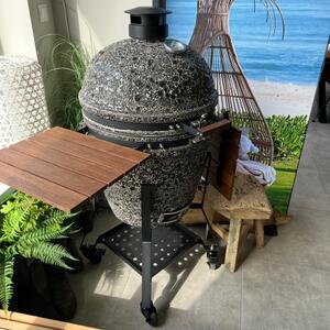 GLOBE XL Kamado Grill Kerámia Faszenes Grillsütő BBQ METEORIT