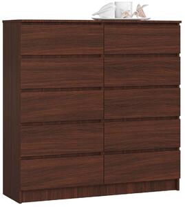 AKORD CLP K120 Wenge Komód 10 Fiókos
