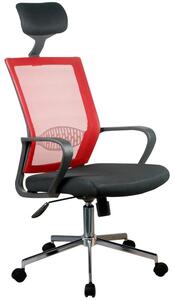 AKORD OCF-9 Ergonomikus Hálós Irodai Szék Piros