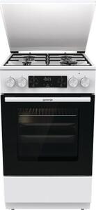 Gorenje GK5C42WJ Kombinált gáztűzhely, 62L, 4 főzőzóna, FrozenBake, A energiaosztály