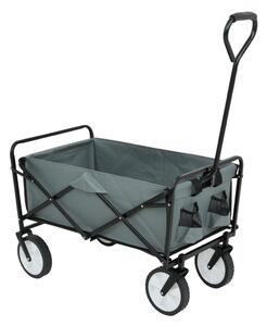 Fancy Garden TYRS Összecsukható Szállító Kocsi 145L Szürke