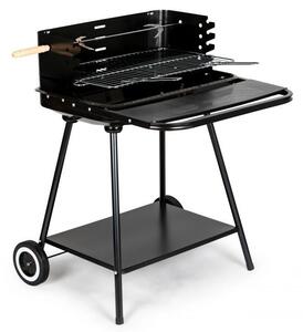 Praktikus kerti grill forgó nyársalóval
