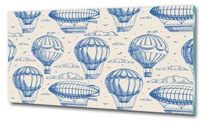 Üvegkép nyomtatás Hőlégballonok és léghajók