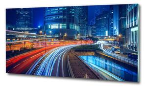 Üvegkép falra Hong kong éjjel