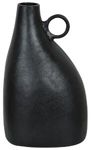 Alumínium Dekor váza 36 cm Fekete NARBADA