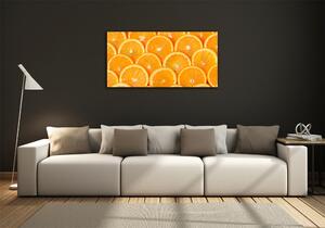 Fali üvegkép Narancs szeletek