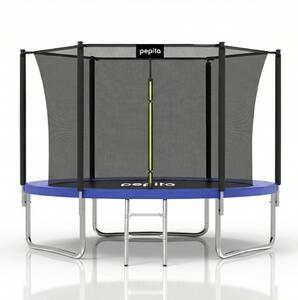 Pepita 305cm belső hálós Trambulin létrával - kék