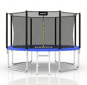 Pepita 366cm belső hálós Trambulin létrával - kék