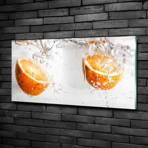 Fali üvegkép Narancs víz alatt